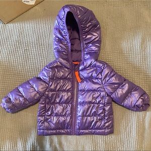 Purple Primary Puffer Jacket